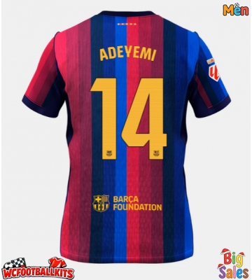 Barcelona Karim Adeyemi #14 Replica Home Stadium Shirt 2026-27 Short Sleeve